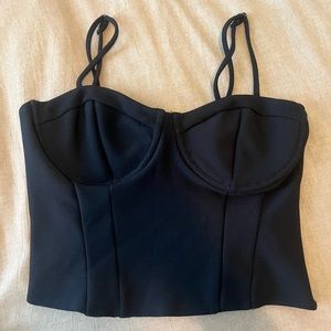 Abercrombie Black Corset Top